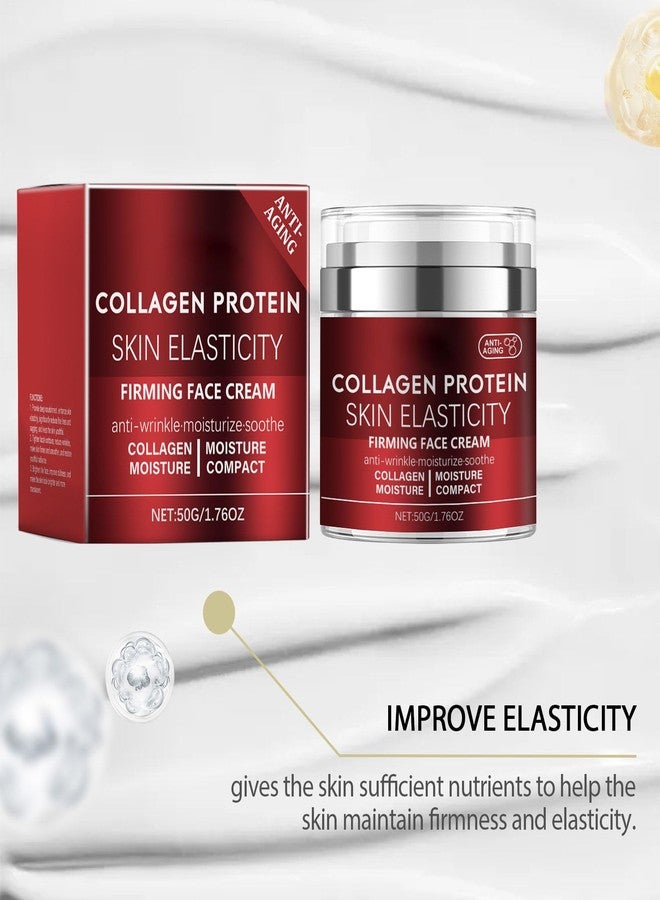 gcdat Collagen Face Moisturizer with Airless Pump, Collagen Protein Skin Elasticity Firming Face Cream for Anti-aging，Anti-wrinkle and Hydrating，Even Skin Tone for All Skin Type，1.76 Oz - Image 5